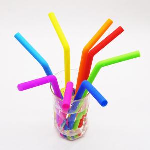 Wholesale LFGB Eco Reusable Customized Silicone Collapsible Straws from china suppliers