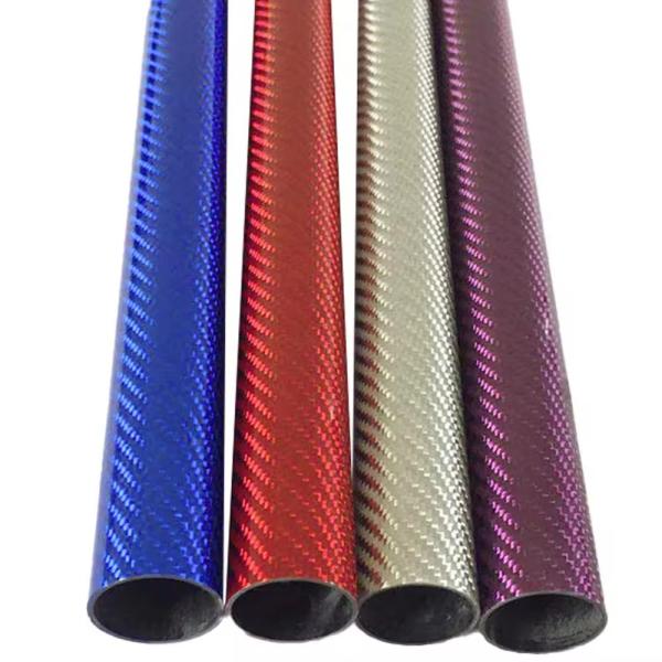 Electroplated glass fiber Promotional Original Factory Carbon Fiber Tube With
