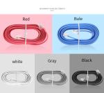 Customized Telephone Line Cable Landline Phone Cord With 4M 13Ft Length