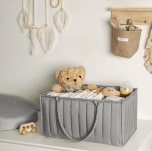 Wholesale Keep Your Nursery Clutter-Free with Plastic Storage Boxes for Diapers and Baby Wipes from china suppliers