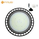 Black IK10 Protection Dimmable LED High Bay Lights , UFO 150W LED High Bay