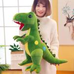 Dinosaur Stuffed Animal Dolls Pp Cotton Filling Eesy Clean 3 Different Colors