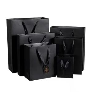 Wholesale custom printed Square Bottom Paper Bag Reusable for shopping from china suppliers