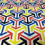 100% Polyester Printed Stretch Jersey Fabric 220gsm 150ddty Yarn Count