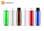PET Flat shape bottle with flip cap to carry lotion cream packaging bottle