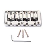 Vintage L Shape 4 String Saddle Electric Bass Guitar Bridge Tailpieces With