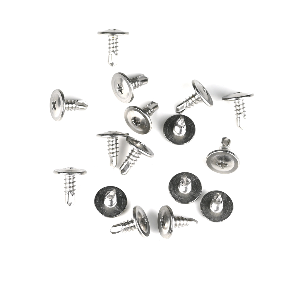 Standard Sus410 Stainless Steel Phillips Wafer Head Self Drilling Screws for Metal