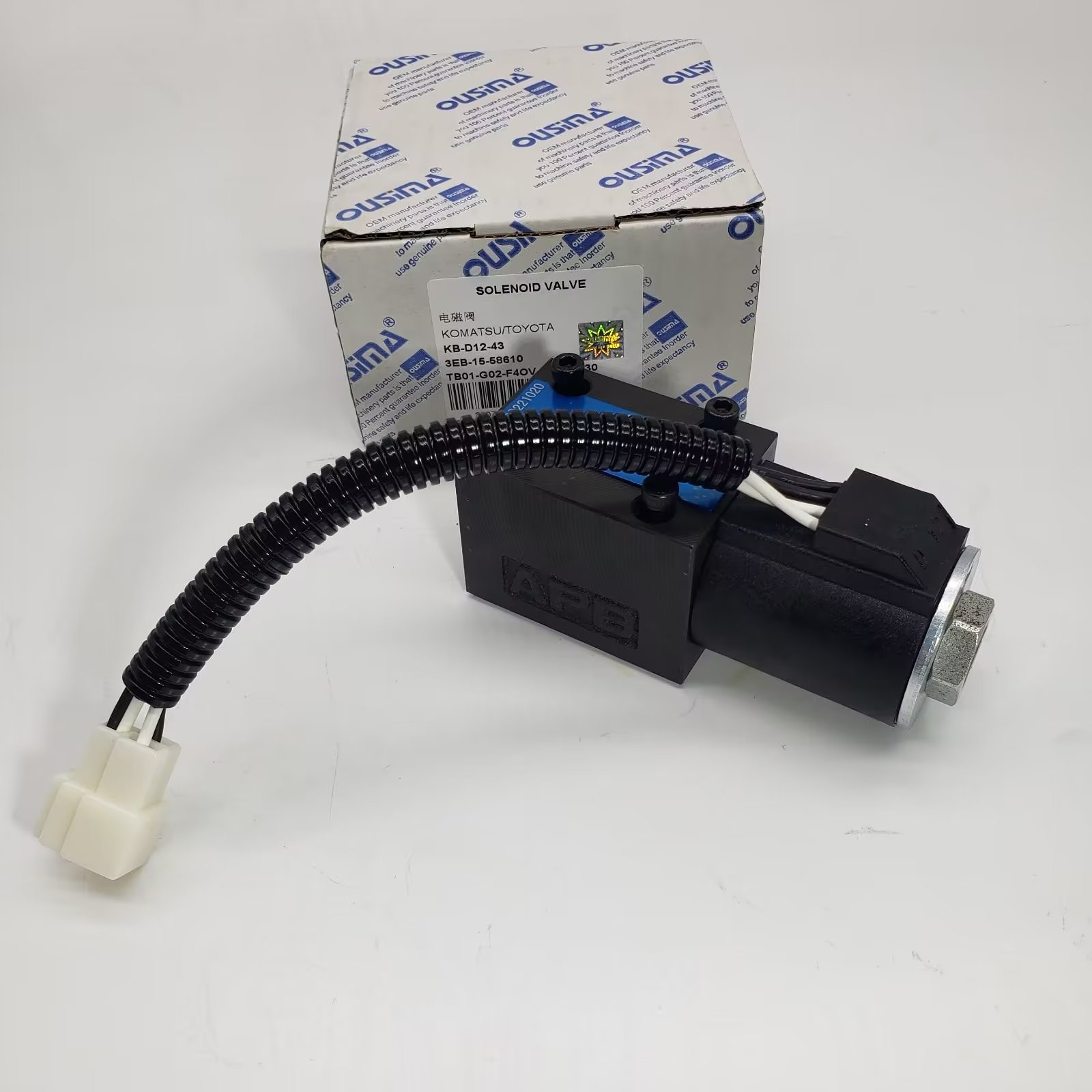 3EB-15-58610 Solenoid Valve TB01-G02-F4OV-LS-D12-30 KB-D12-43 For KOMATSU TOYOTA