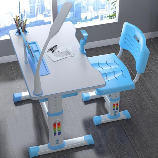 Height Adjustable Children'S Art Desk And Chair Set Multifunctional Study