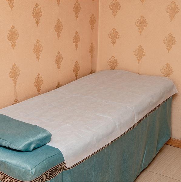 PP Nonwoven Fabric for Making Hospital Salon Spa Disposable Bed Sheet or