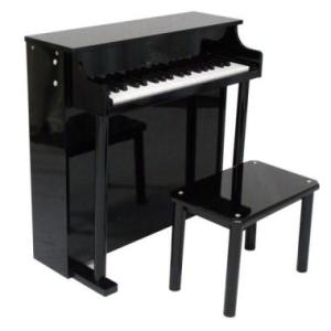 Wholesale 37 Key Upright Toy wooden piano Kid toy mini piano with stool U37A from china suppliers