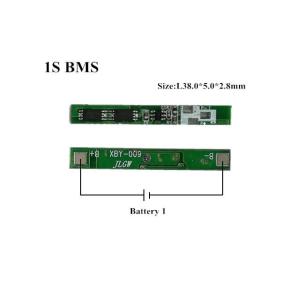 Wholesale 1S 2A Li Ion BMS PCM Battery Protection Board With Nickel Strip from china suppliers