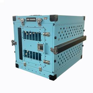 Wholesale Custom Medium Aluminum Folding Dog Kennel Box Collpasible 30 Inch from china suppliers