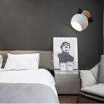 Modern Bedroom Stairs Led Light Mickey Mouse E27 Bulb Wall Lamp (WH-OR-13）
