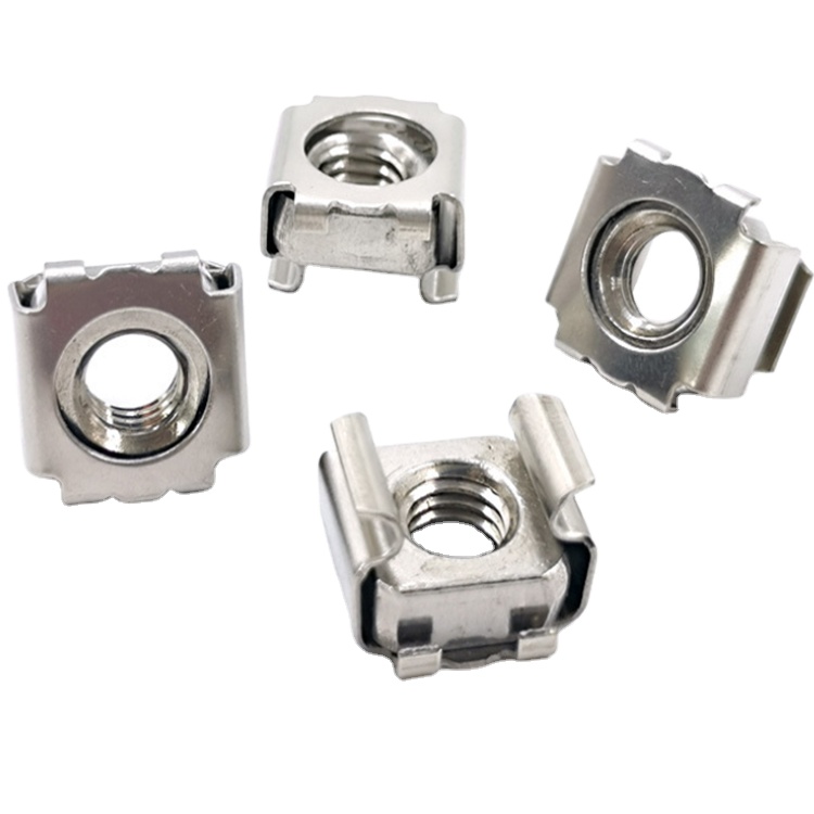 Automotive Industry 304 Stainless Steel Clamp Nut Floating Square Nut Sheet Fastener