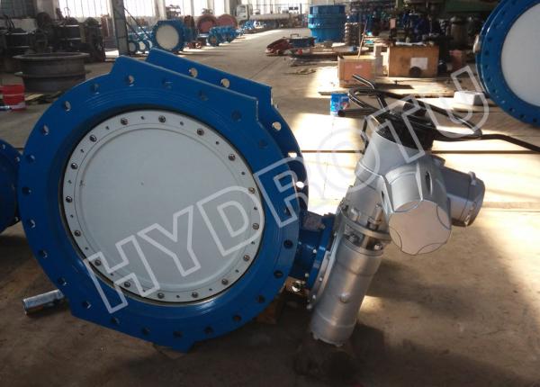 Electric / Manual Drived Wafer Butterfly Valve With Water Pressure 0.25Mpa - 2