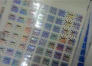 Wholesale PET Security Hologram Sticker / Anti Counterfeit Label With Serial Number Codes from china suppliers