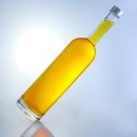 Glass Base Long Neck Customized Super Flint Rum Vodka Whisky Tequila Gin Bottle