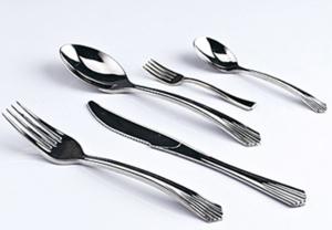 Wholesale Disposable Metallic Silver Plastic Cutlery Combo Sethot-Sale Heavyweight Silver Knife,Fork,Spoon,Small Spoon from china suppliers