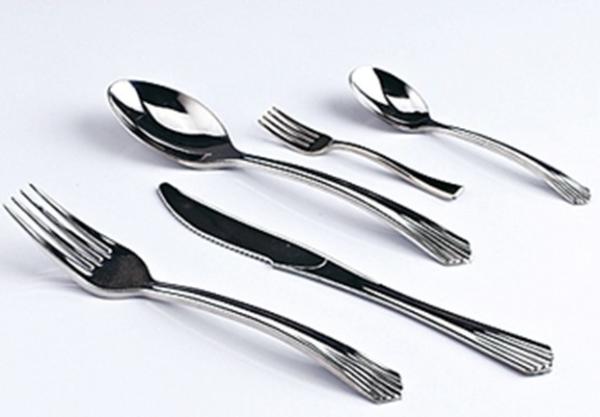 Disposable Metallic Silver Plastic Cutlery Combo Sethot-Sale Heavyweight Silver