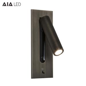 Wholesale Recessed bedside reading wall lamp/Interior led bed wall lamp headboard reading light for hotel from china suppliers