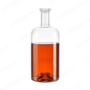 Wholesale 750ml Custom Tequila Liquor Glass Bottle For Wine With Wooden Stopper from china suppliers
