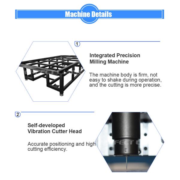 Fully Automatic Cardboard EVA Sponge CNC Vibration Oscillating Knife Cutting Machine