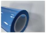 40 μm Blue HDPE Film UV Cured Silicone Coating Film Without Silicone Transfer No