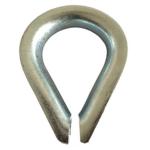 DIN6899 Type B Steel Wire Thimble On Wire Rope Galvanized Carbon Steel M40