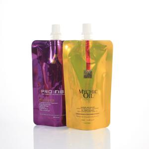 Wholesale 300ml Purple Yellow Stand Up Pouch plastic Screw Covers from china suppliers