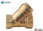 Industrial Brass Y Strainer Valve , BSP / NPT Threaded Y Type Strainer