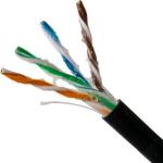1000FT UTP CAT5E Cable Outdoor PE Cable 24AWG Extend To 350MHz Filling Glue
