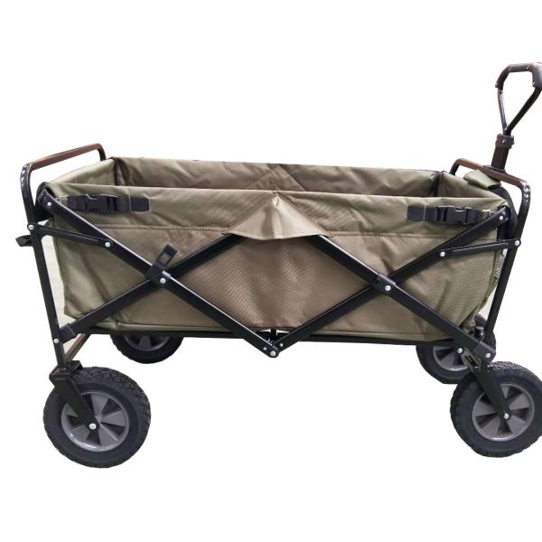 Tools Heavy Duty Steel Iron Camping Trolley at Qingdao Port Portable Beach Wagon