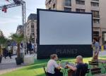Advertising Blow Up Projector Screen PLAD-158 CE / UL Certificate Blower