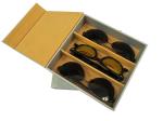 Grey Recycled Paper Nordic Wind Eyeglass Display Box 17.8 x 16.8cm
