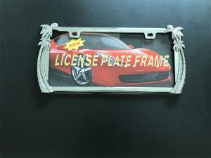 Wholesale Beach Palm Trees Car License Plate Frame Water Resistant And Durable from china suppliers