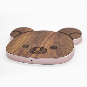 Wholesale 10W Wooden Wireless Charger Cellphone Usage in Cartoon / Custom Shape from china suppliers