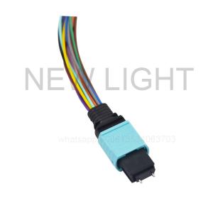 Wholesale OEM MPO MTP Cable OM3 Straight 10Gb , Multimode 50/125 Fiber Optic Patch Cable from china suppliers