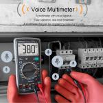 Clearance MynbTNMeTp Multimetro Voice Report Professional Smart Digital