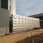 Anti Corrosive Outside Water Storage Tanks , 1.2mm - 3mm Rectangular Water Tank