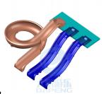 Hotel Small Pool Water Slide Combo 2.5m Height For Children And Adults