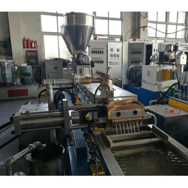 Pet Flakes Recycling Line Twin Screw Extruder PET Granulator Machine