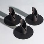 High Quality Material Black Candle Holder Decoration Metal Candle Holder