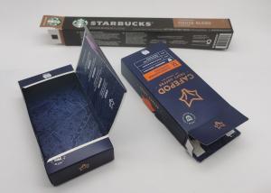 Wholesale Custom UV Printing Espresso Capsule Coffee Boxes Tea Paper Packaging Box from china suppliers