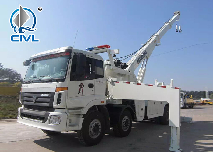 Diesel Obstacle Trucks HOWO White 30 TON Wrecker Tow Truck Tow Truck Heavy Duty Truck Tow Truck