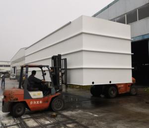 Wholesale MBR MBBR Integrated Containerized Sewage Treatment Plant 135m3/D 80m3/D from china suppliers