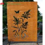Customizable Metal Decorative Panels Corten Steel Privacy Screens Weather Proof