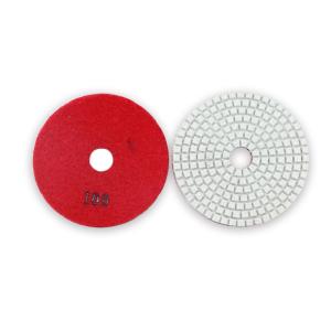 Wholesale White 4 Grit Diamond Wet Polishing Pads For Marble Granite Stone Terrazzo Floor from china suppliers
