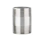 WZ 1/8"-4" Stainless Steel 201 301 316 NPT BSP Threaded Pipe Fitting NIPPLE