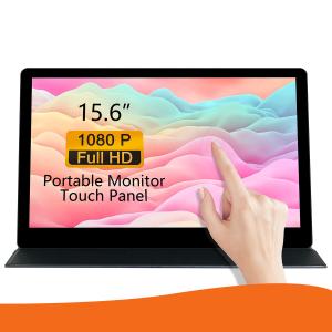 Wholesale 1000:1 Contrast Ratio Mini HDMI 15.6'' Full HD Touch Screen Portable Monitors from china suppliers